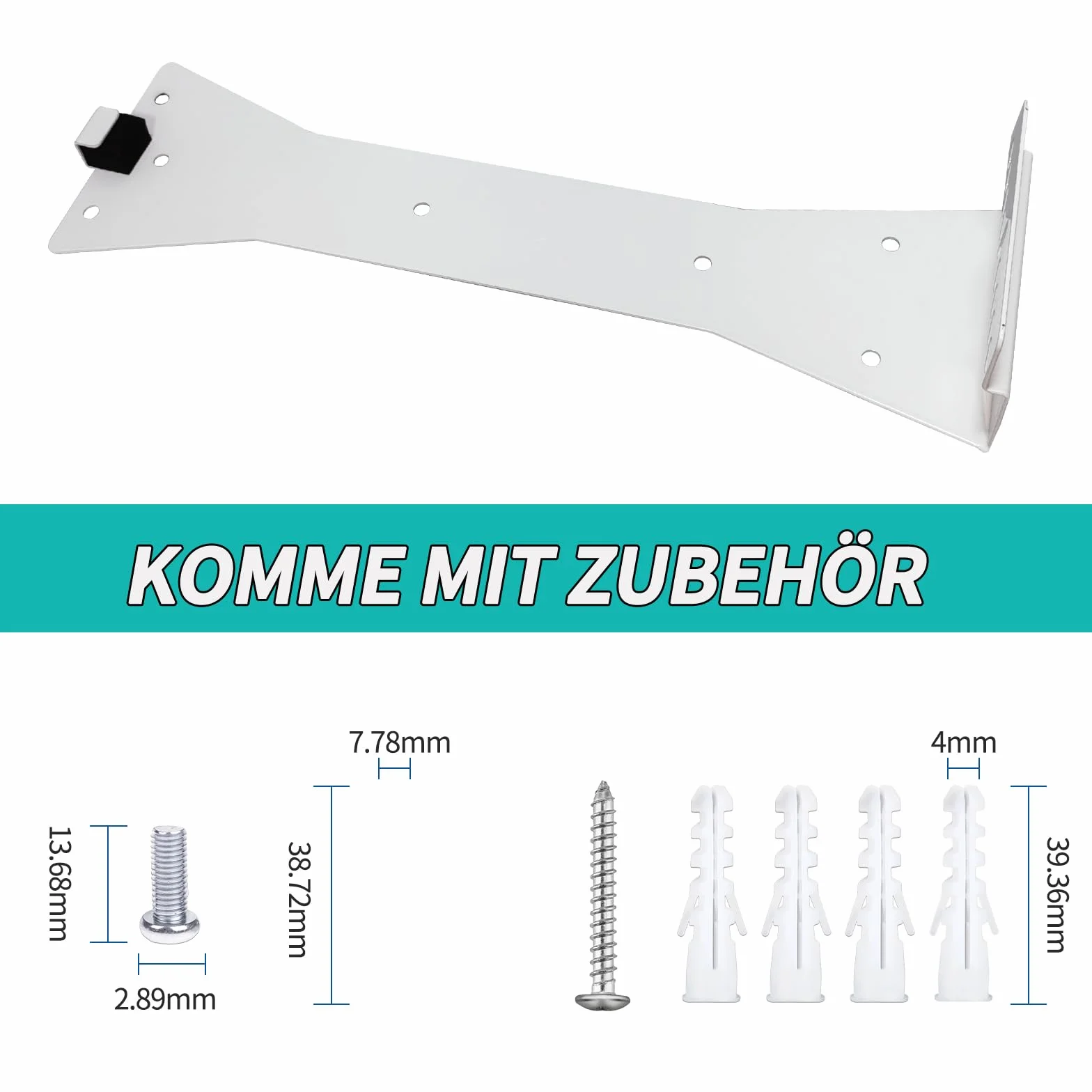 Marvelights Uchwyt ścienny PS5 biały Kompatibel z PS5 Slim