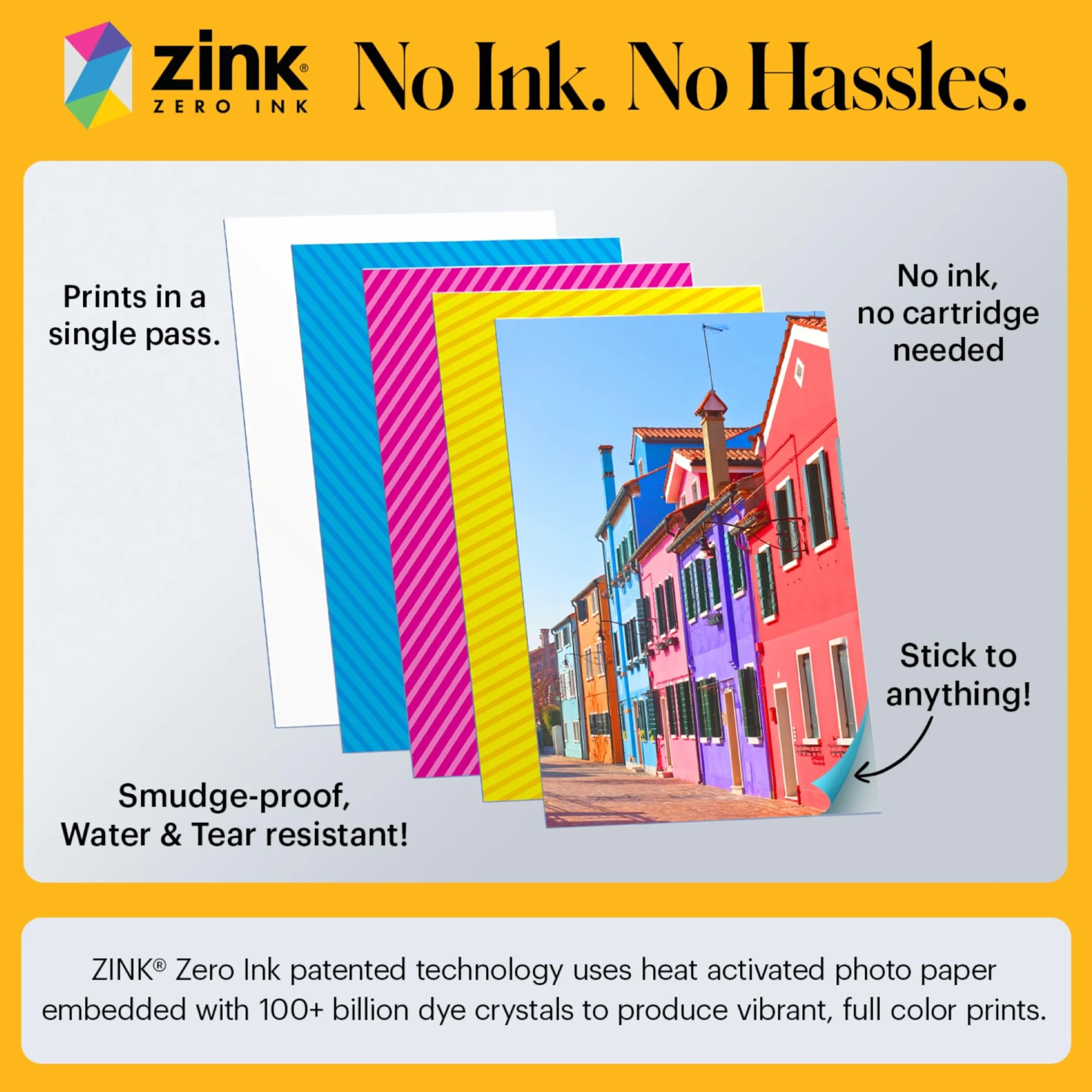 KODAK Printomatic Pełnokolorowy zestaw startowy aparatu do natychmiastowego drukowania + miękkie etui + papier fotograficzny z cynkiem, 20 szt., kolorowe zdjęcia na papierze samoprzylepnym 5 x 7,6 cm,
