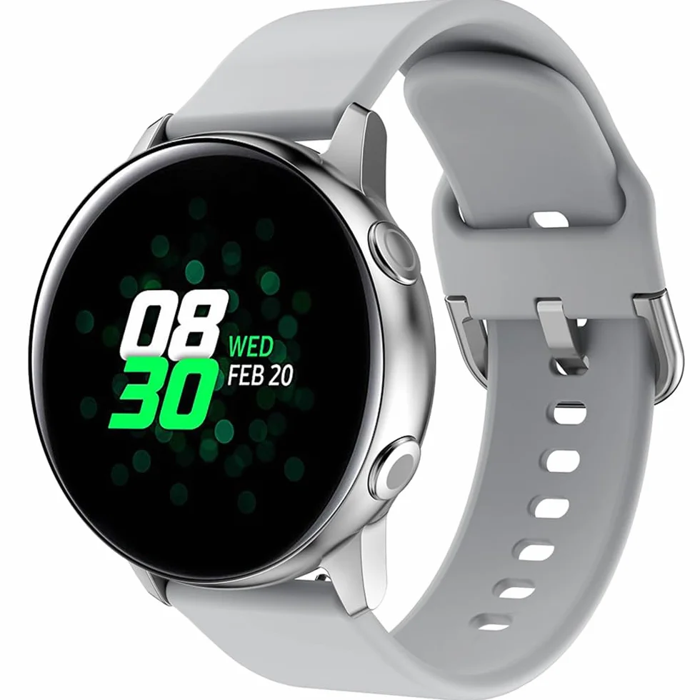 Silikonowy pasek zapasowy do zegarka Garmin Vivoactive 4S/Vivomove 3S/Venu 3S/Venu 2S, Forerunner 255S/255S Music/265S, sportowy pasek do zegarka, 18 mm, do Huawei Watch GT 4 41 mm