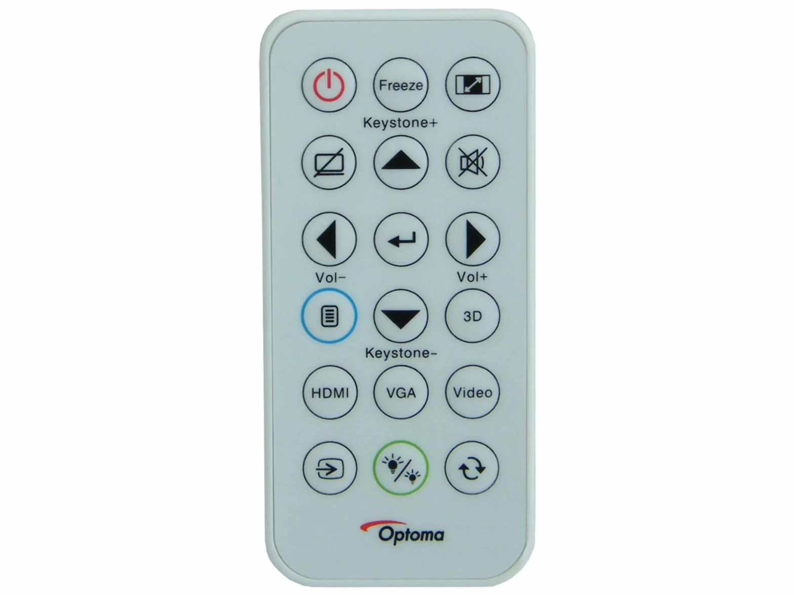 OPTOMA Technology BR-3079N Optoma pilot zdalnego sterowania do projektora S341/x341/W341/W331/H183X