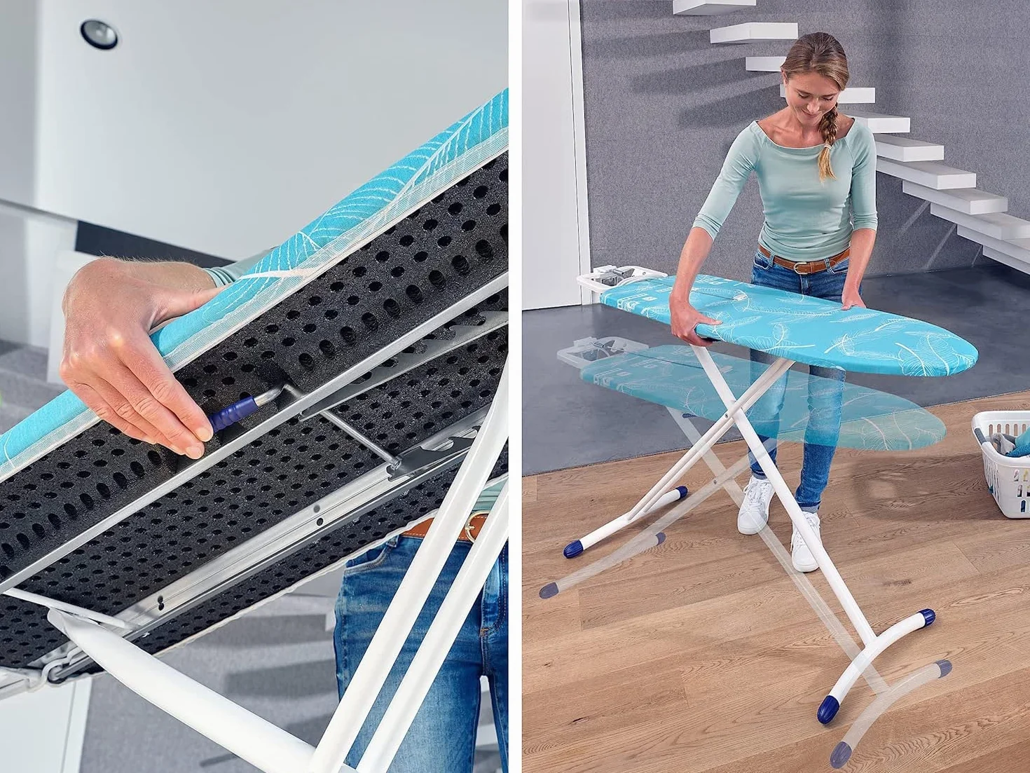 Leifheit Air Board M Solid Plus Deska Do Prasowania Niebieski