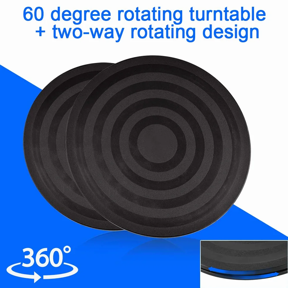 Obrotowy stojak obrotowy o 360°, wytrzymały stojak obrotowy Lazy Susan ze stalowymi łożyskami kulkowymi do telewizora, monitora, laptopa, głośnika, ceramiki, rzeźby, rzemiosła (20 cm)