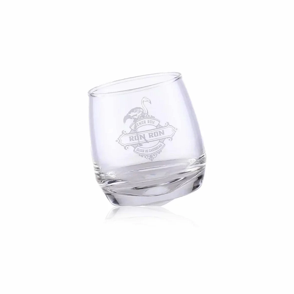 Ron Ron Premium kieliszek do rumu 270 ml laserowe grawerowane szkło wysokość 88 mm