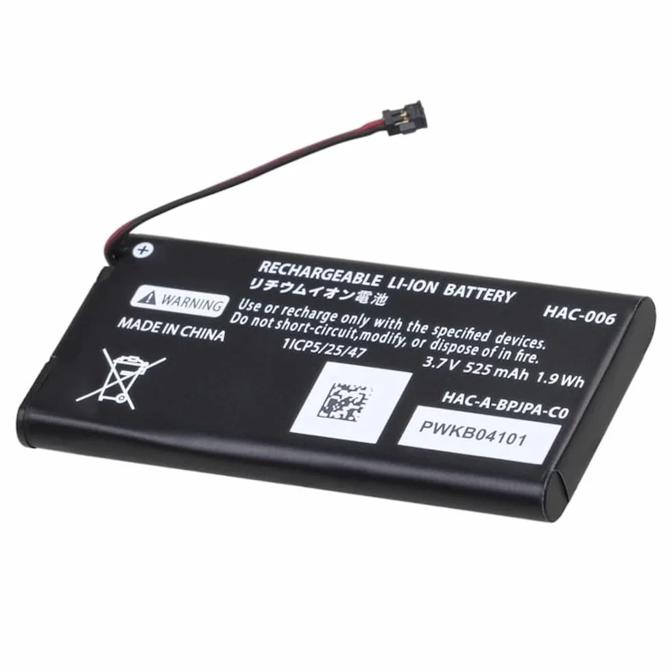 Zestaw 2 wymiennych baterii HAC-006 do lewego i prawego Joyconu do Nintendo Switch - z zestawem narzędzi