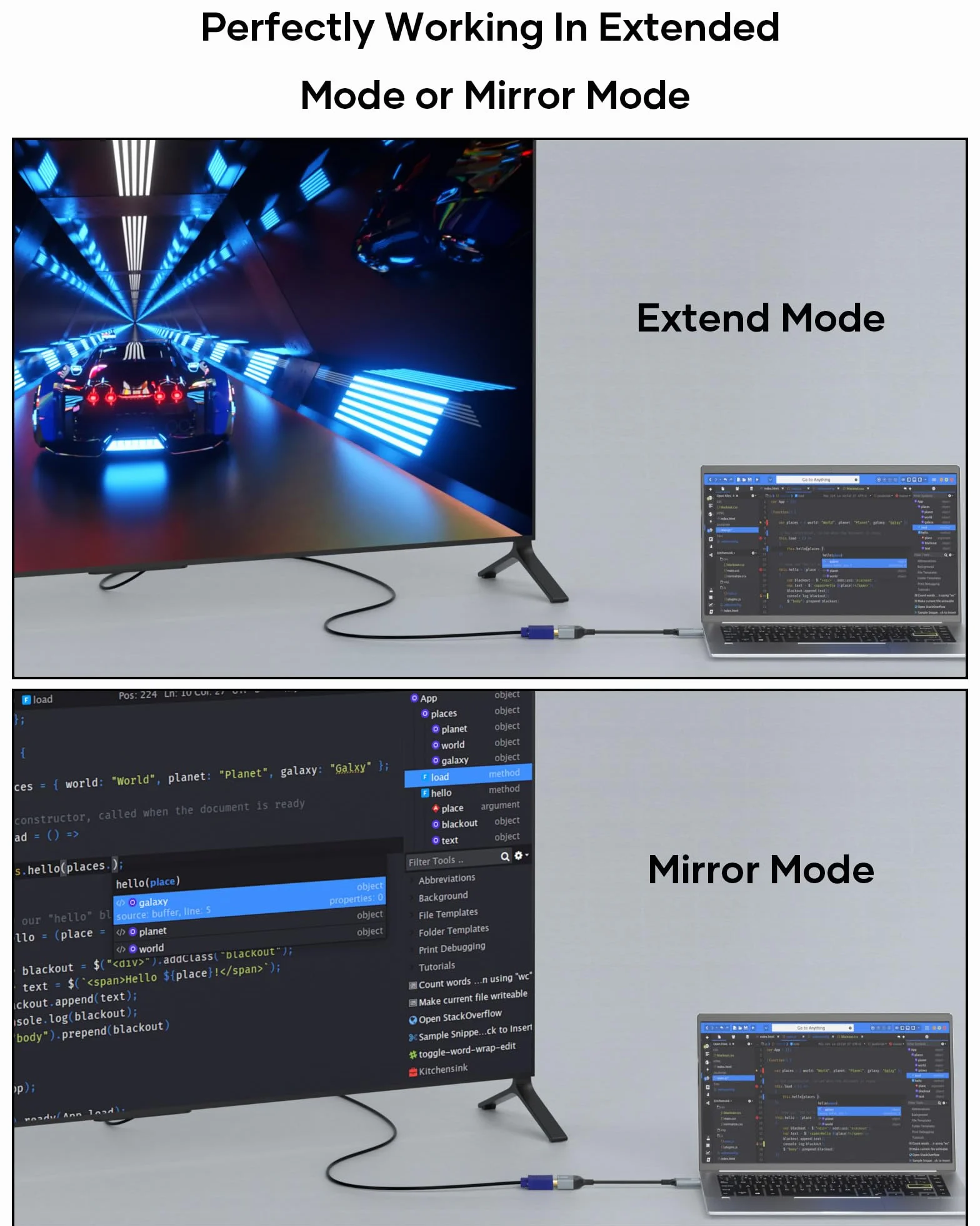 HDMI na VGA, jednokierunkowy adapter HDMI komputer na monitor VGA (wtyk na gniazdo), 1080P@60Hz kompatybilny z komputerem, desktopem, laptopem, PC, monitorem, projektorem HDTV, Chromebookem i