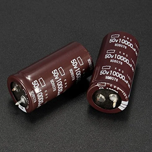 EsportsMJJ 2 szt. 10000Uf 50 V 25,4 x 50 mm FEVERWORK kondensator elektrolityczny