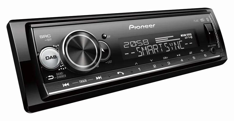 Pioneer MVH-S520DAB Radio Samochodowe, Czarno/Czerwony