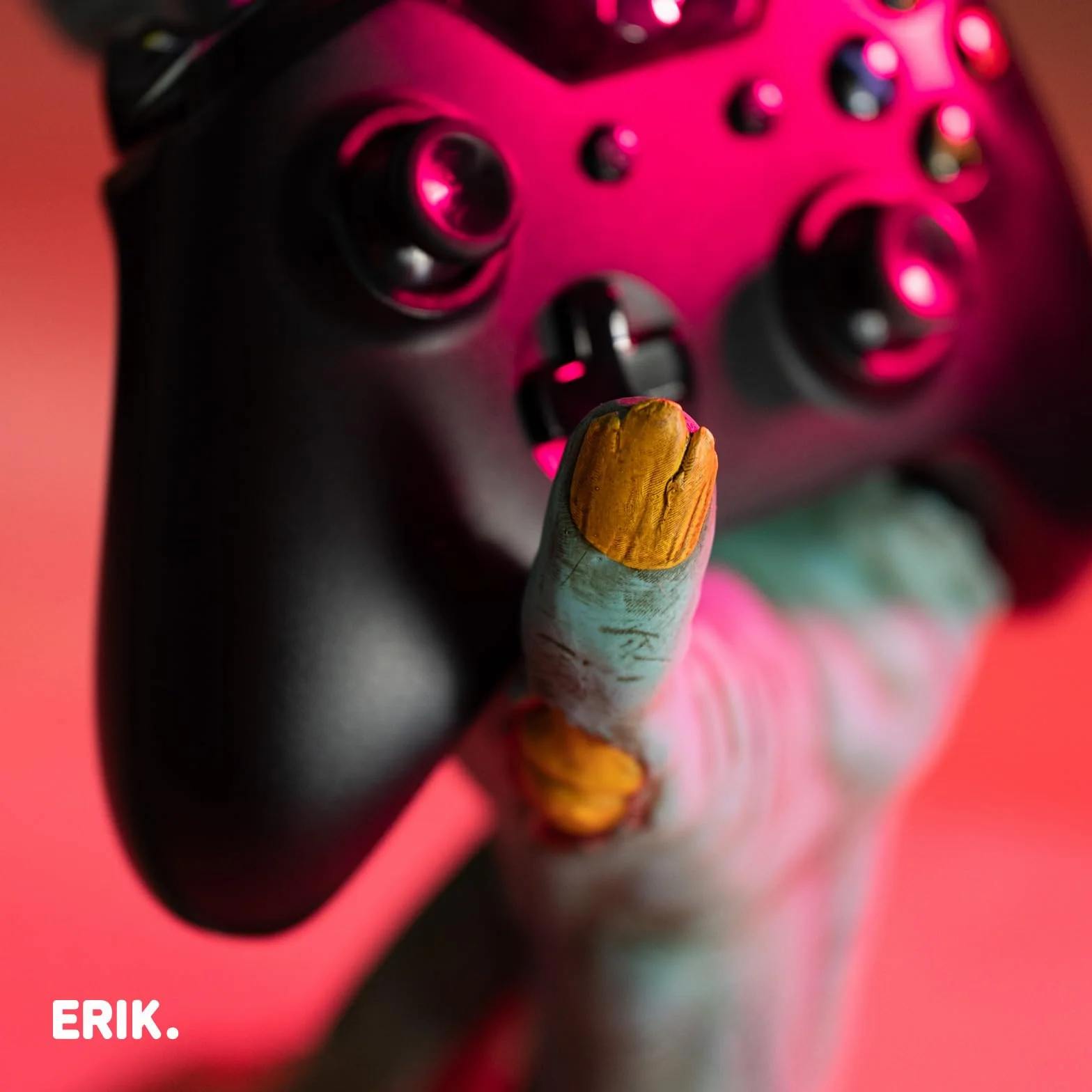 Grupo Erik Gameration One More Life Gaming Headset & Controller Holder | Phone Holder | Headphone Stand & Controller Stand For Most Controllers | Gaming Accessories For Desk | Gamer Gifts