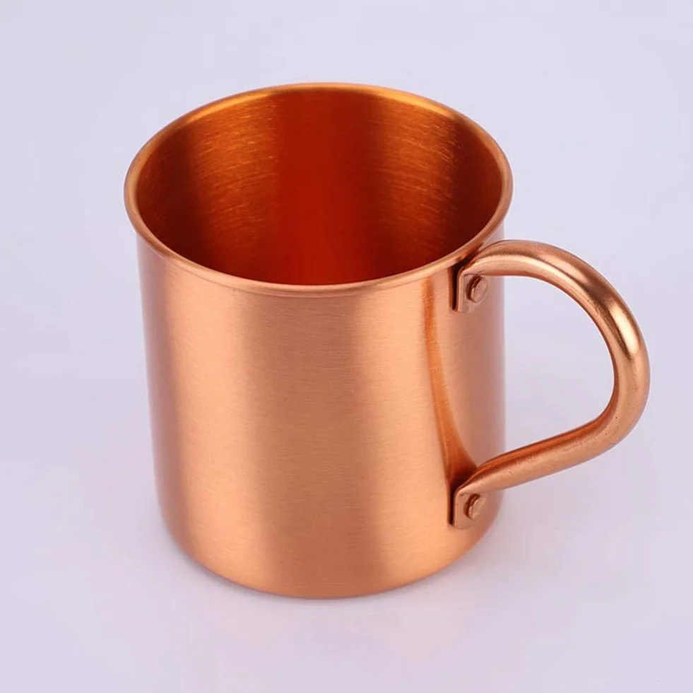 Miedziany kubek Moscow Mule 450 ml z litej miedzi