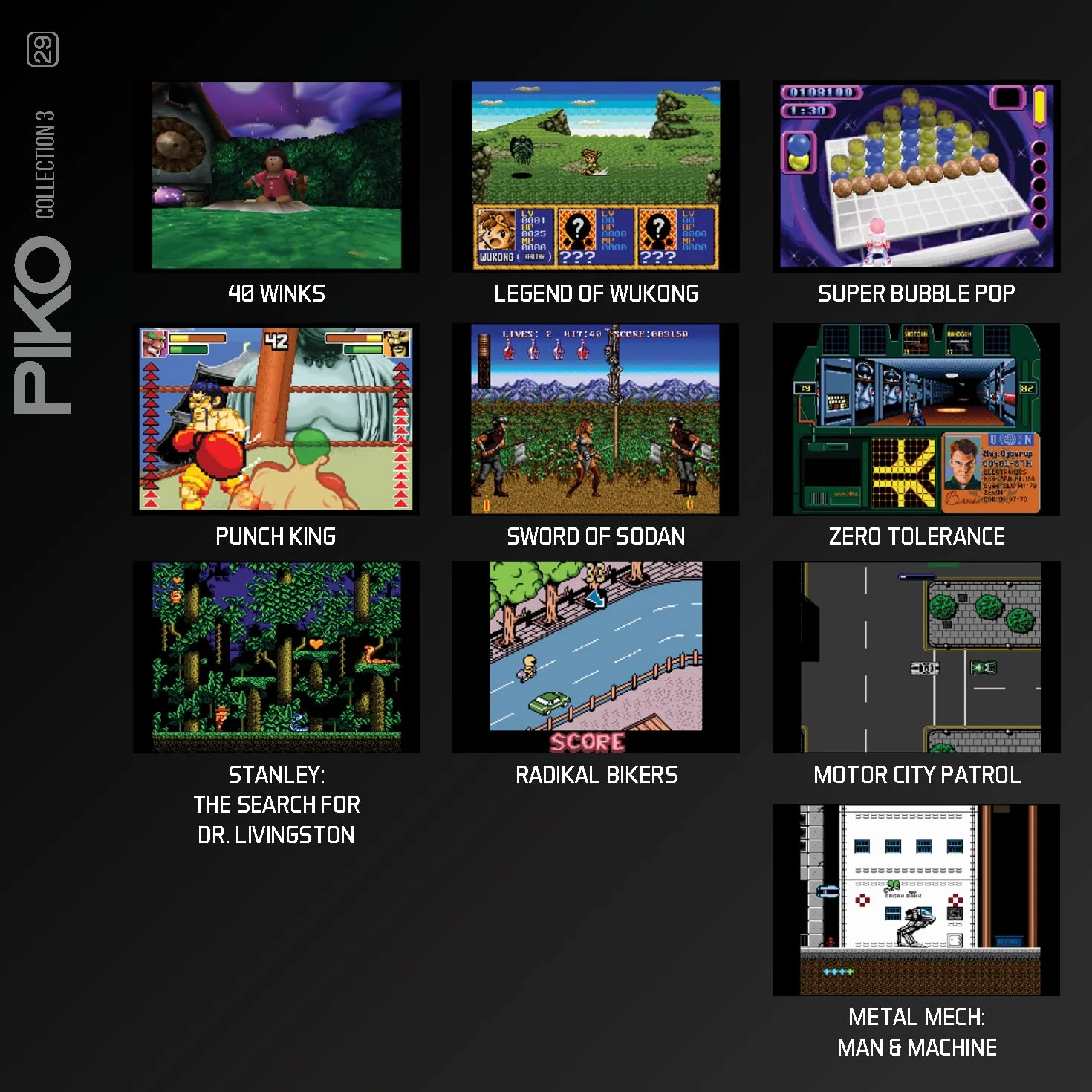 Blaze Evercade - Piko Interactive Collection 3