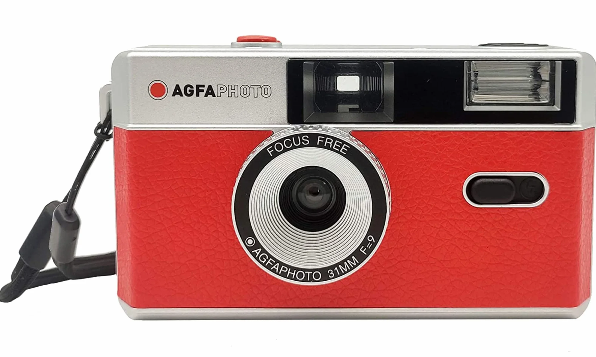 AgfaPhoto Analogowa kamera fotograficzna 35 mm Black Set (B+W film + bateria)