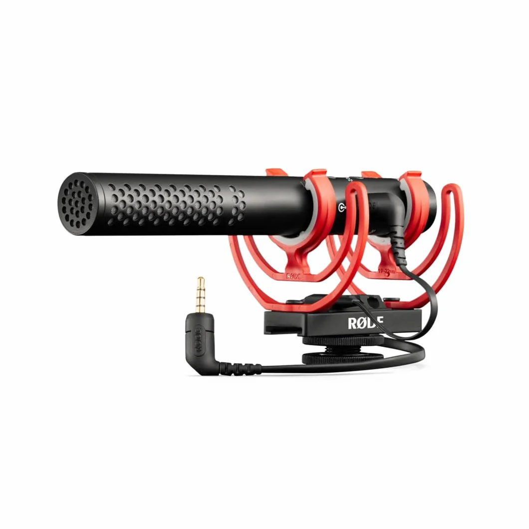 RØDE Microphones VideoMic NTG Mikrofon do Kamery, Czarny/Czerwony