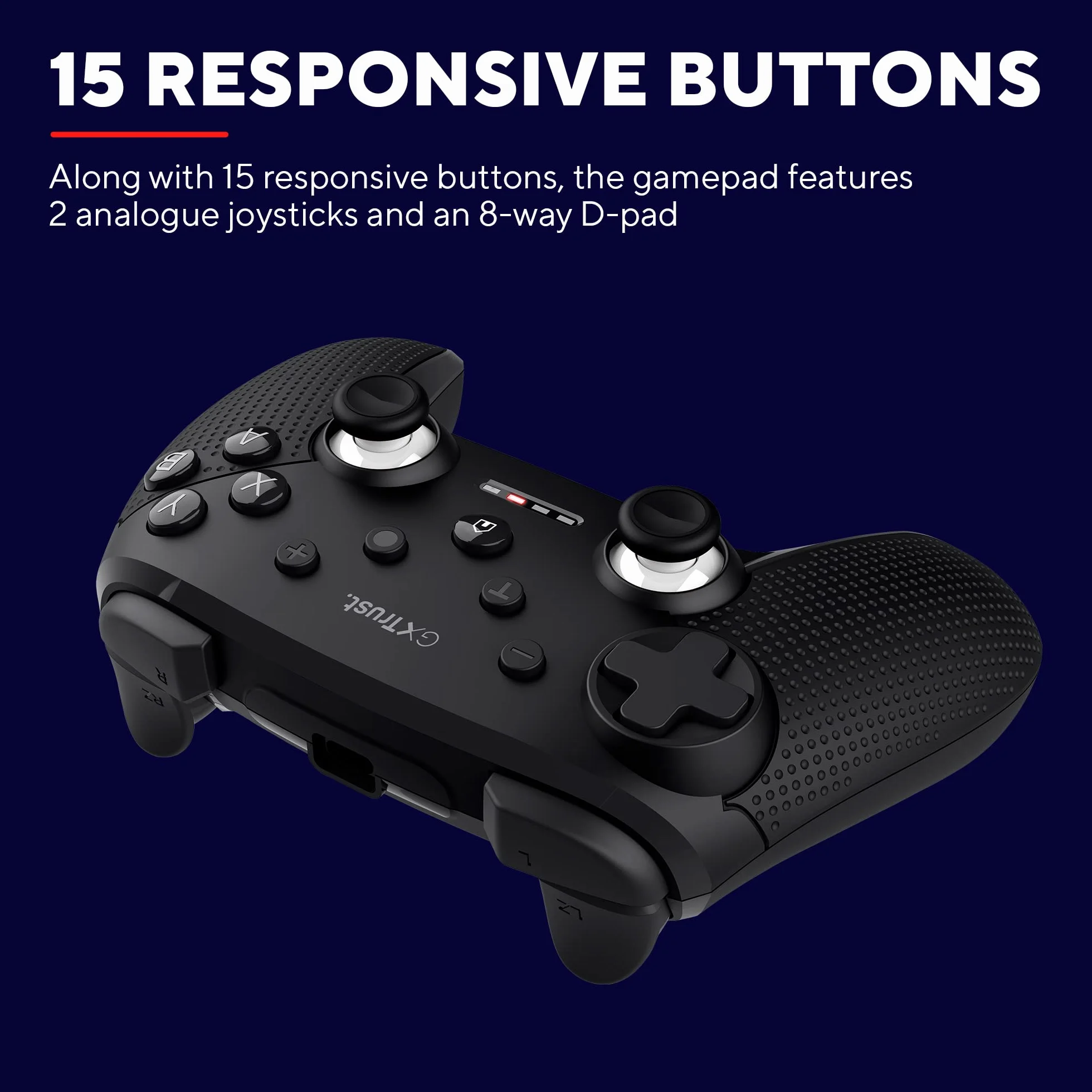 Trust Gaming GXT 542 Muta bezprzewodowy kontroler Bluetooth 2,4 GHz USB gamepad