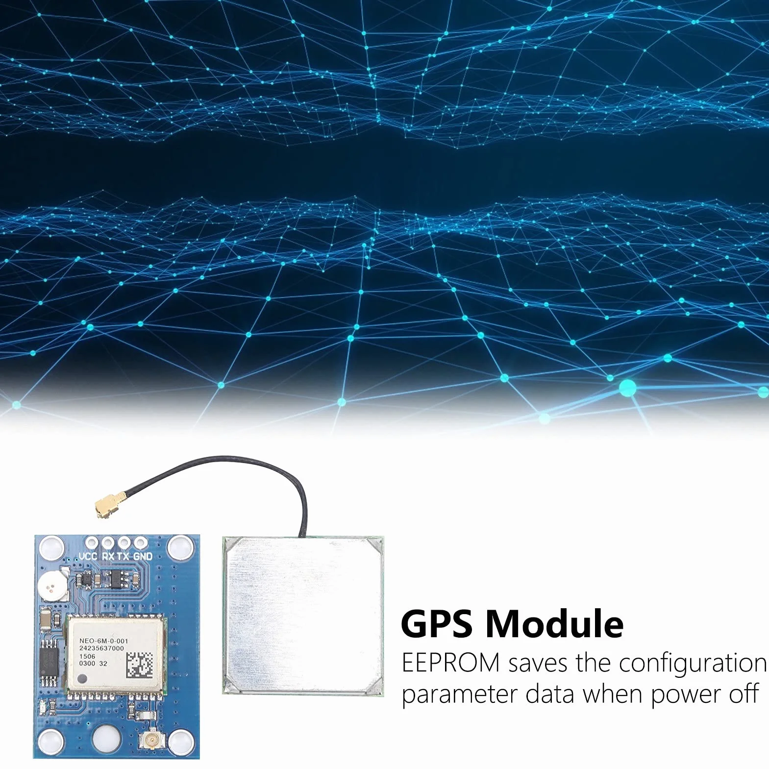 Moduł GPS Elementy Sterujące Lotem ze Wskaźnikiem Sygnału LED Akcesoria Systemu GPS z anteną