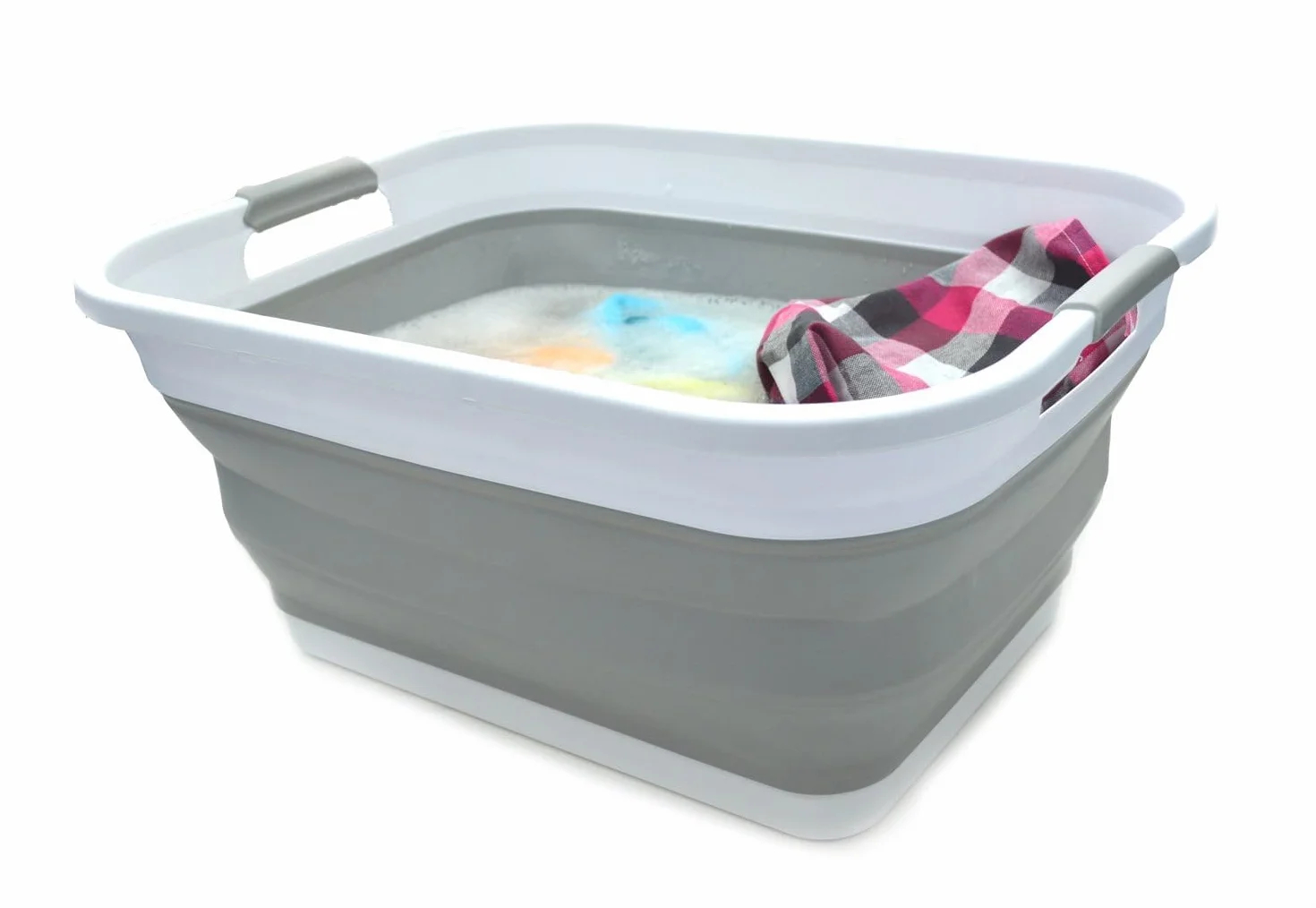 SAMMART Składany pojemnik do przechowywania 41 l pop-up szary