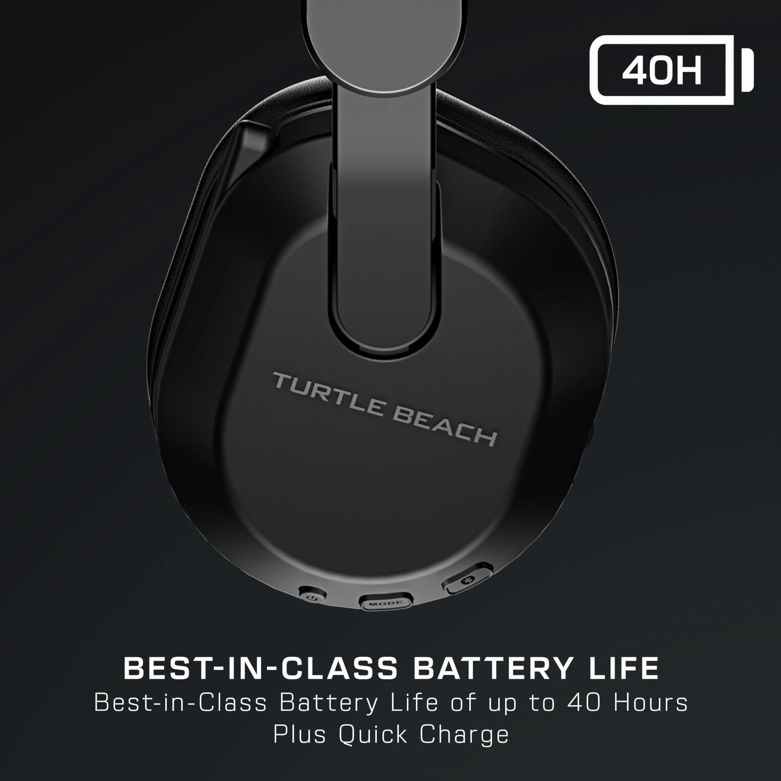 Turtle Beach Stealth 500 Czarny Xbox Bezprzewodowe Słuchawki Gamingowe w/ 40hr Bateria na Xbox Series X|S, Xbox One & Bluetooth na Switch, PC & Mobile
