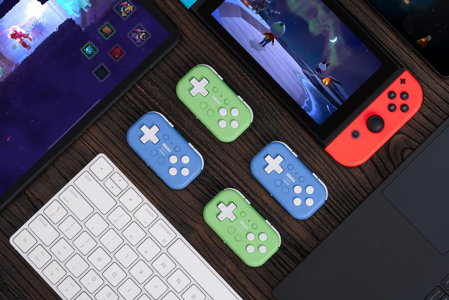 8BitDo Micro Bluetooth Gamepad Zielony