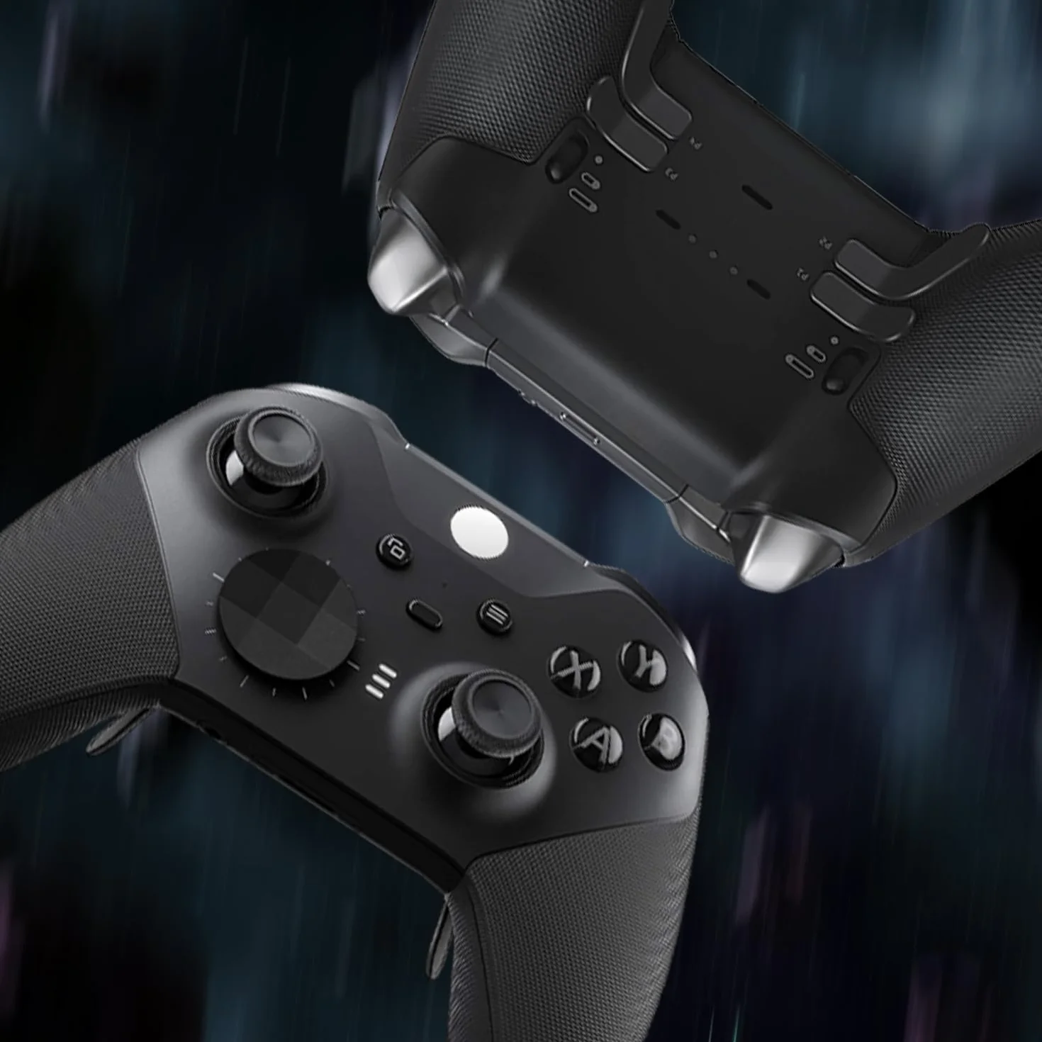 Mcbazel 13 w 1 zamiennik Thumbsticks, Trigger-Paddles i D-Pads z torbą do przechowywania do kontrolera Xbox One Elite Series 2 - czarny