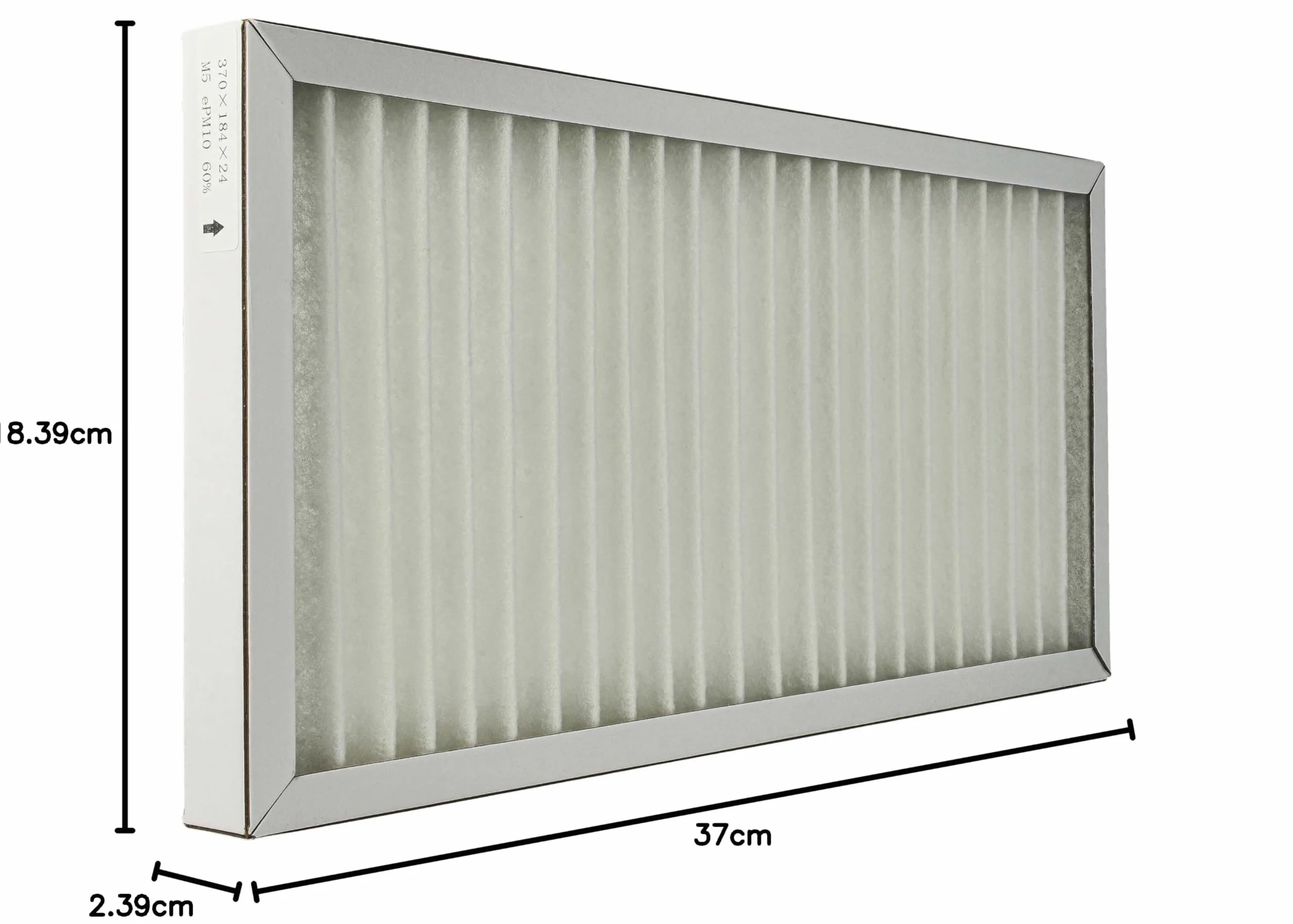 vhbw 2 x filtr powietrza M5 kompatybilny ze Stiebel-Eltron LWZ 8 CS Premium, wentylator LWZ 8S Trend (2 x filtr drobnego pyłu)