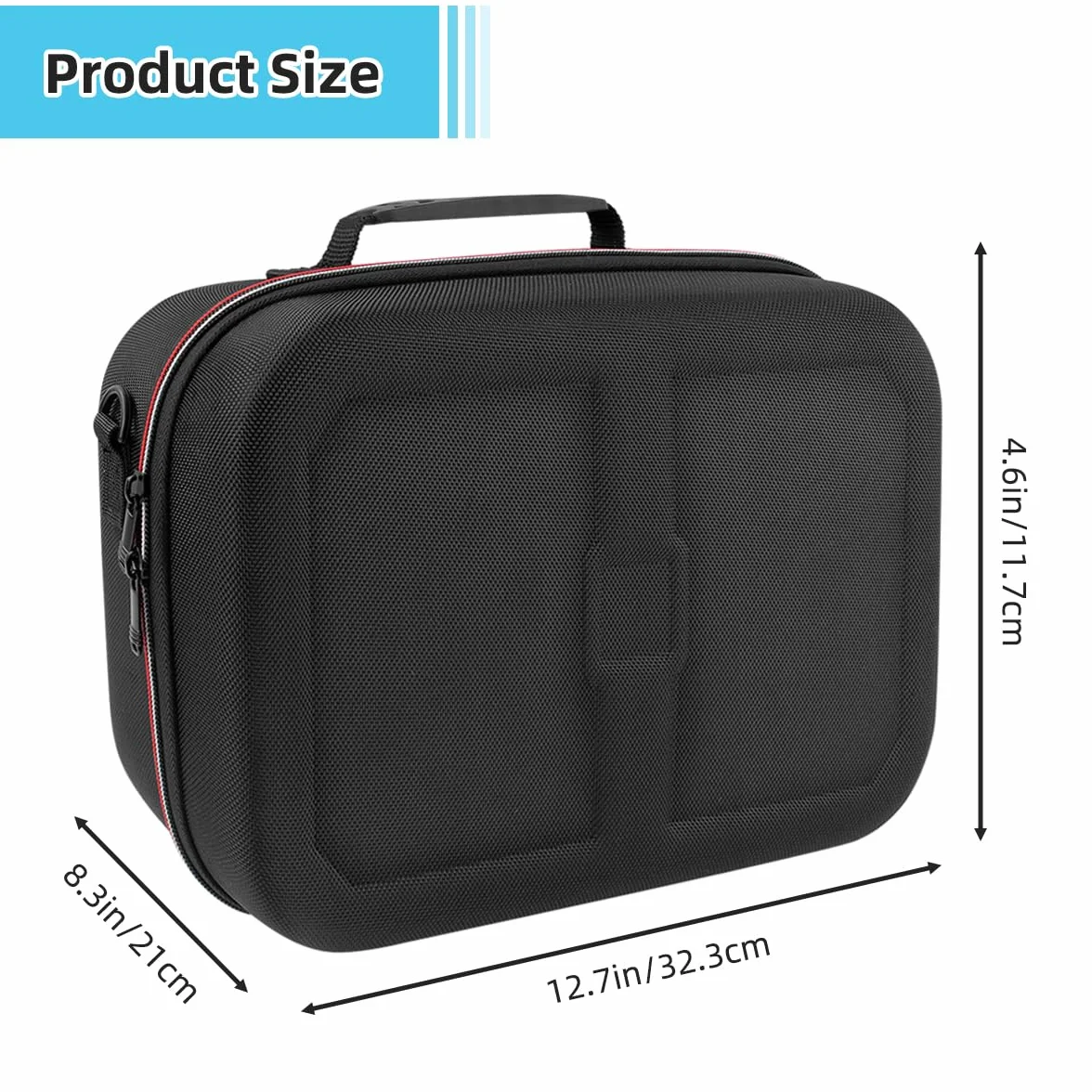 ARVOK Etui do przechowywania kompatybilne z Nintendo Switch/Switch OLED, przenośna torba podróżna, twarda torba listonoszka, miękka podszewka, 18 gier, futerał do przenoszenia konsoli Switch Pro