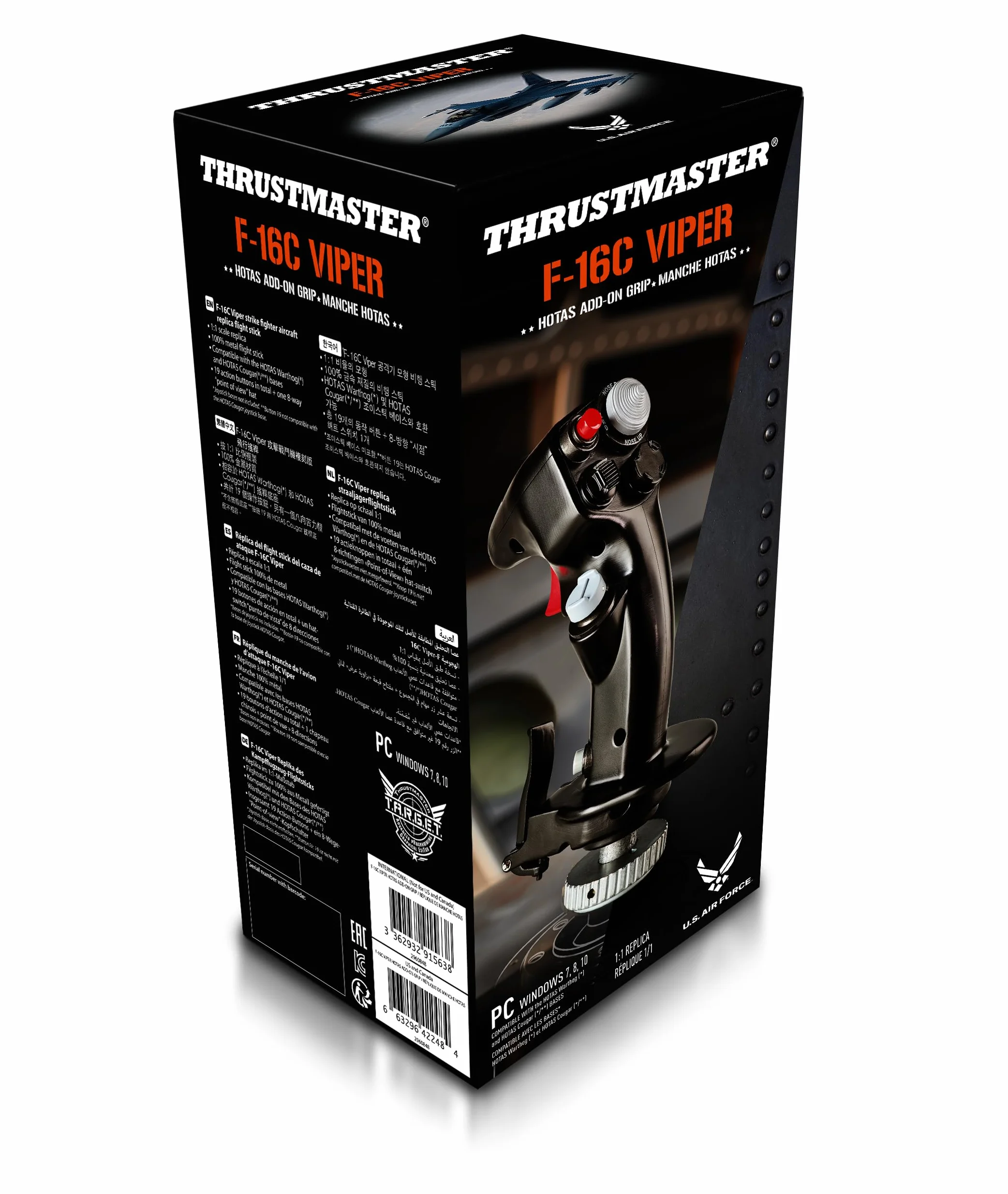 Thrustmaster F-16C Viper Add-On, Dodatkowy Grip dla serii Hotas Warthog - PC